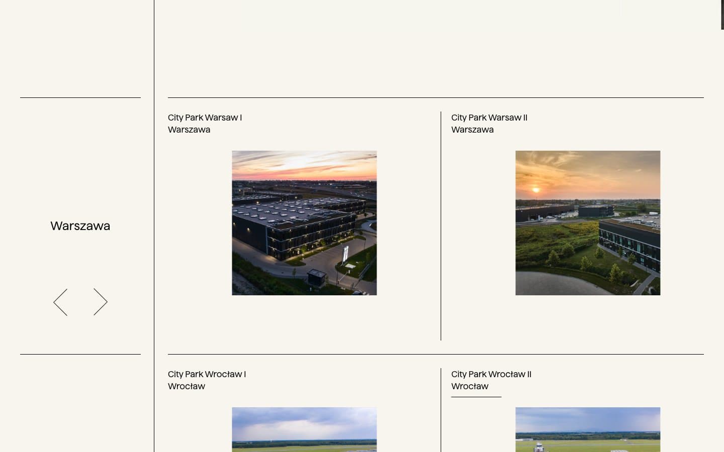 Ideal Idea overview of City Park developments in Warsaw